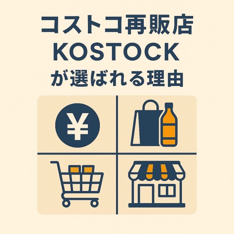 コストコ再販店KOSTOCKが選ばれる理由
